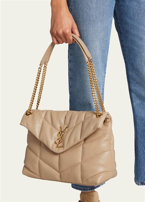 ysl loulou bag medium gold|ysl loulou puffer bag large.